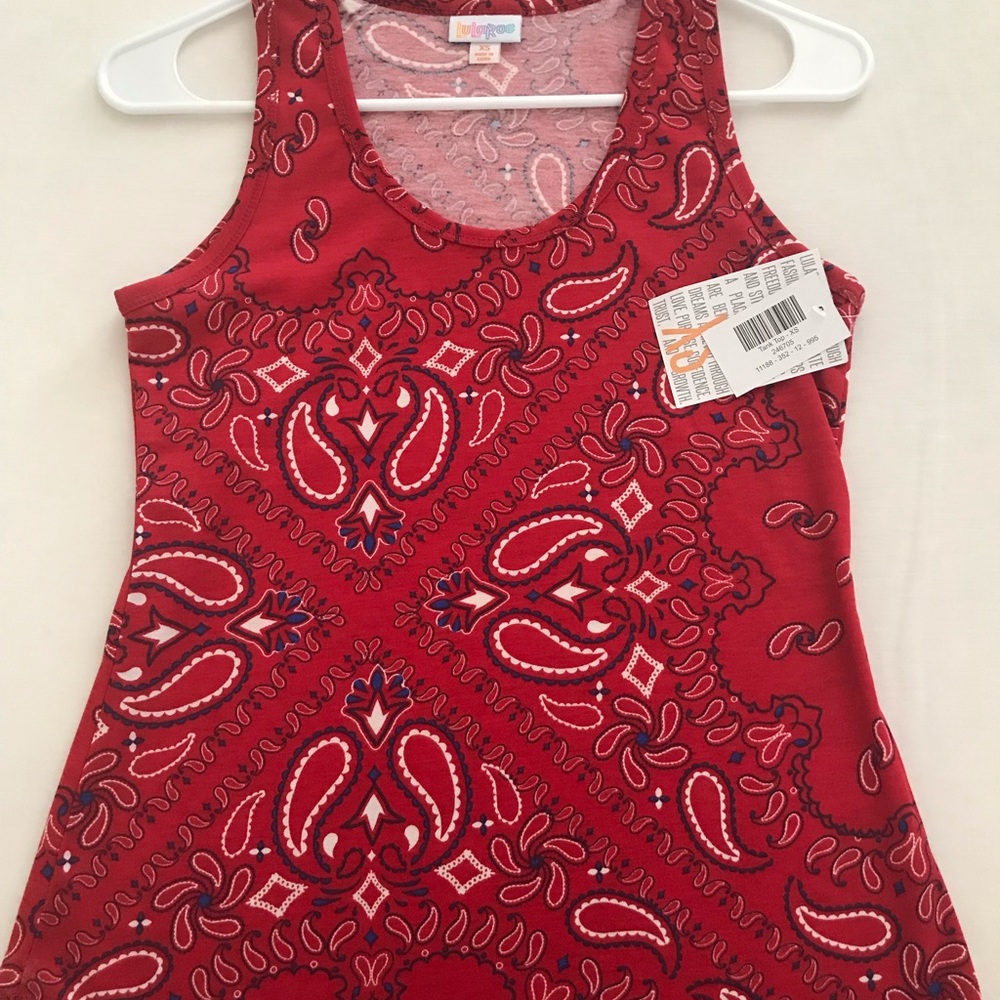 LuLaRoe XS tank